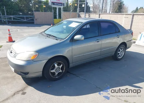 2004 Toyota Corolla Le z USA, uszkodzony, nr VIN 1NXBR38EX4Z216691